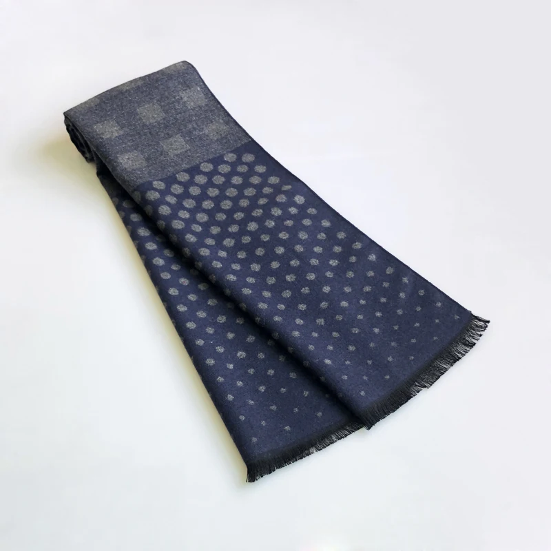 Mens Scarves Viscose Cashmere Foulard for Men