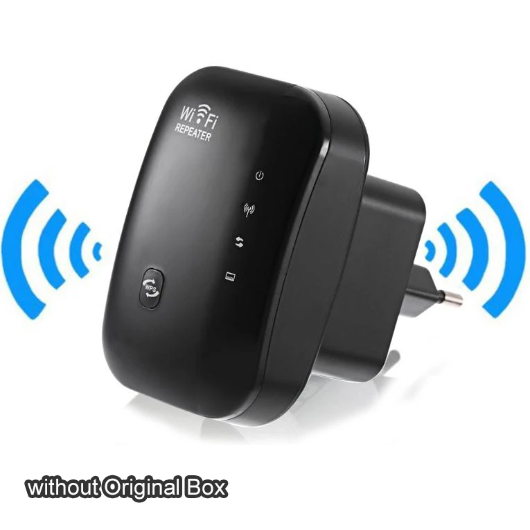 Black-Simple box Беспроводной-N Wi-Fi ретранслятор 802.11n/b/g сети Wi-Fi роутеры 300 Мбит/с расширитель диапазона Усилитель сигнала расширитель wifi Ap Wps шифрование - Цвет: Black-Simple box