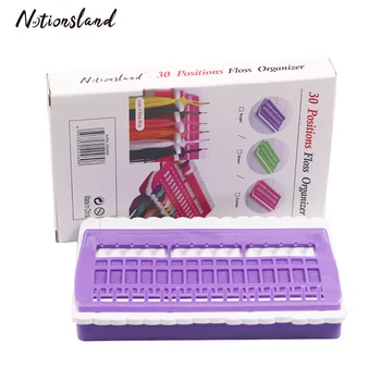 

30 Positions Cross Stitch Row Line Tool Set Sewing Needles Holder Embroidery Floss Thread Organizer Cross Stitch Accessories