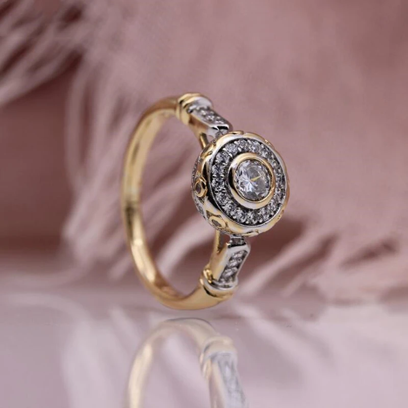 

925 Sterling Silver Old Silver Craftsman Hand-carved Natural Zircon Ring Female Fashion Exquisite Craft Hollow Circular Ring