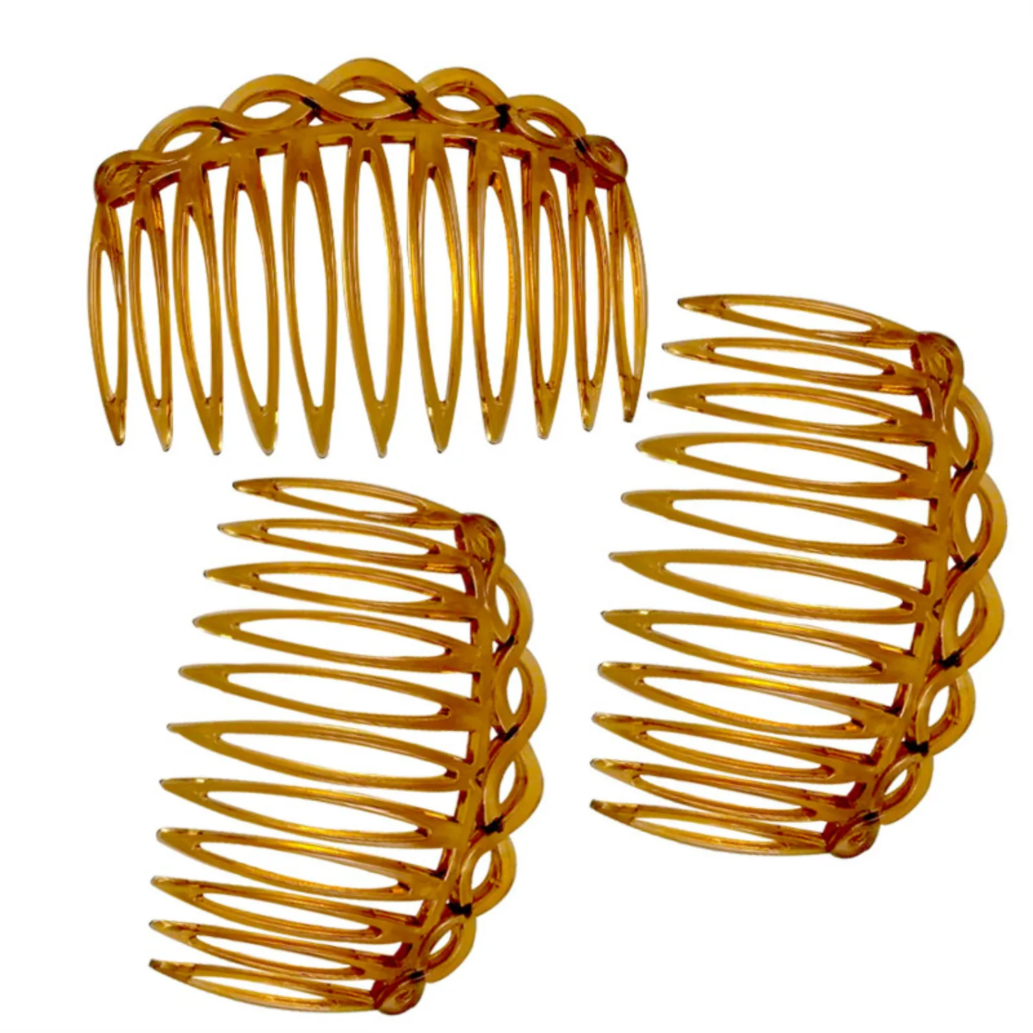 New Hair Side Combs French Hair Comb Straight Teeth Hair Clip Comb Tortoise Side Comb Bridal