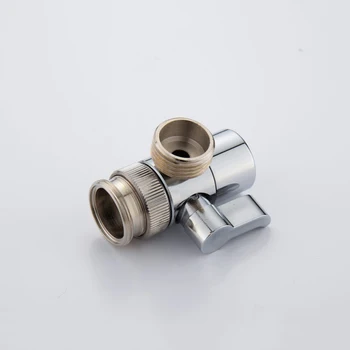 

Kitchen Bathroom Sink Faucet Water Filter Diverter Valve Suitable For Pipe Replacement Parts Adapter Connector Polished Chrome