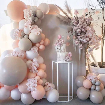 

105 Pcs Latex Macaron Balloon Combination Set/Gold Ballons Garland Arch Kit for Birthday/Party/Wedding Decoration