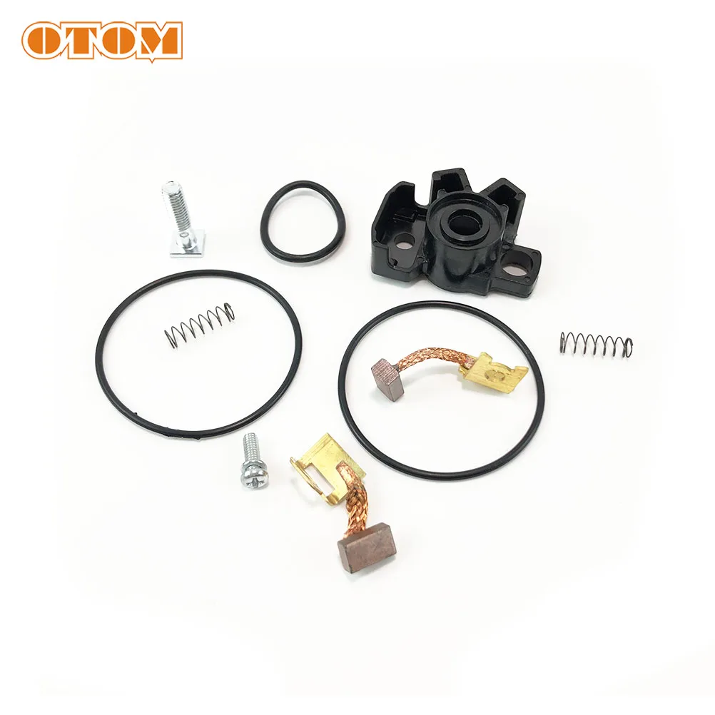 OTOM Motorcycle Starter Motor Carbon Brush Repair Kit 79240001000 for KTM EXC-F HUSQVARNA FE E-STARTER CPL. 0,5KWQ Engine Parts