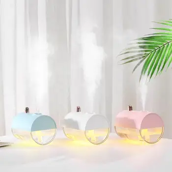 

USB Mini Ultrasonic Air Humidifier Candle Romantic Soft Light USB Essential Oil Diffuser Car Purifier Aroma Anion Mist Maker