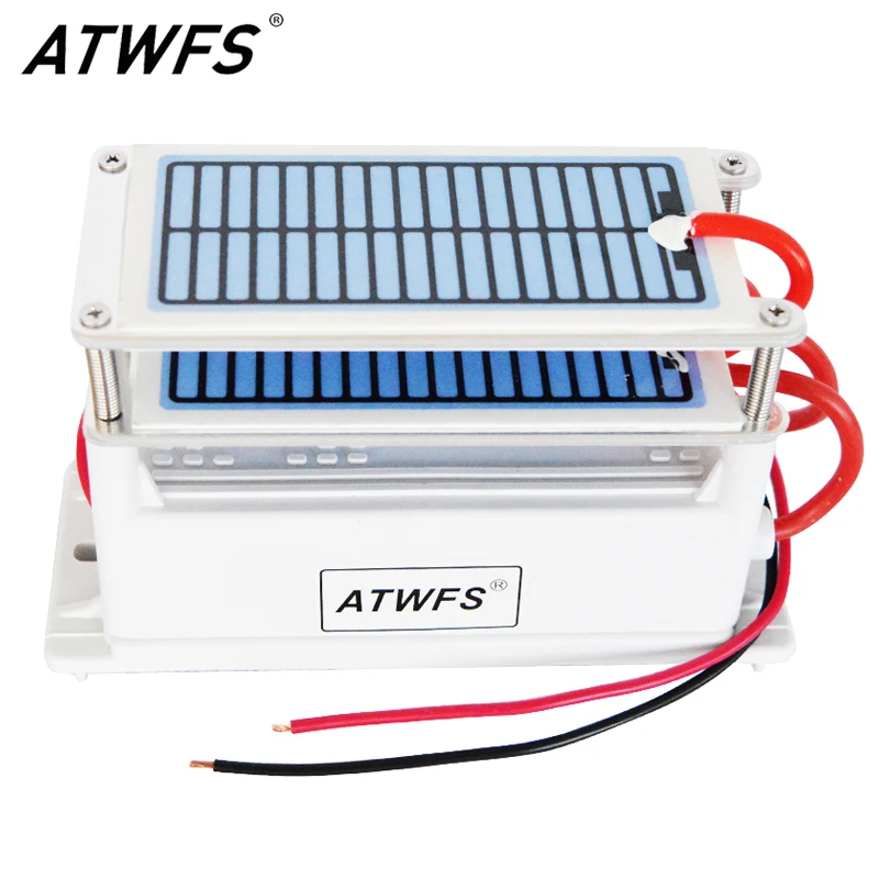Генератор озона ATWFS портативный 24 г 220 В 4 керамических пластины | Бытовая техника