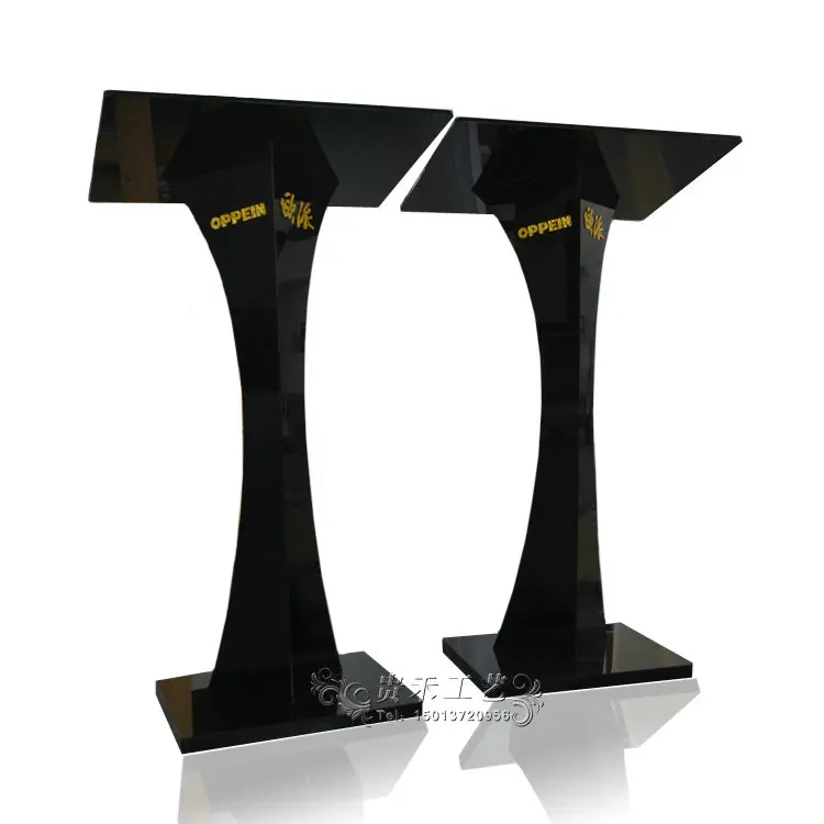 GUIHEYUN черный акриловый стенд Лекция бизнес церковный Подиум Lectern