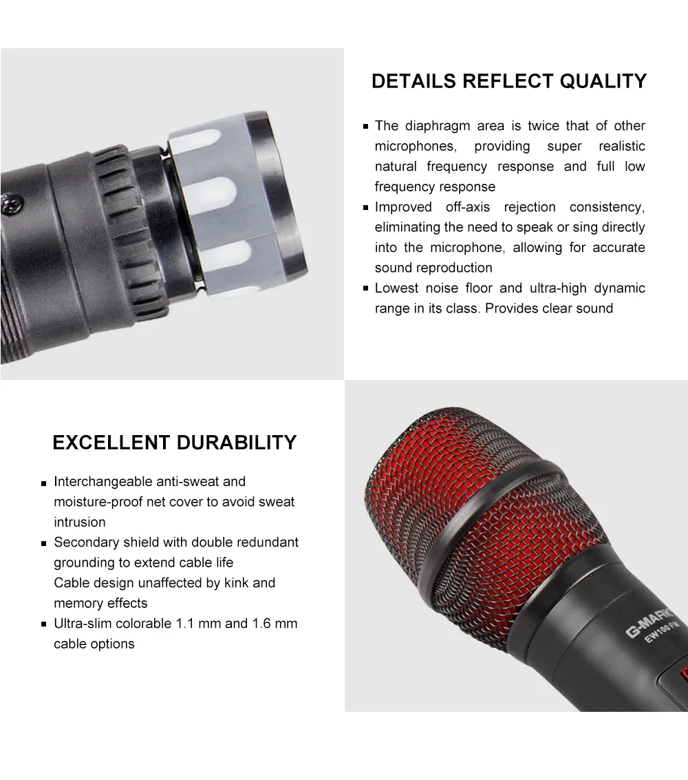 microfone handheld freqüência profissional ajustável 80 m receber discurso festa