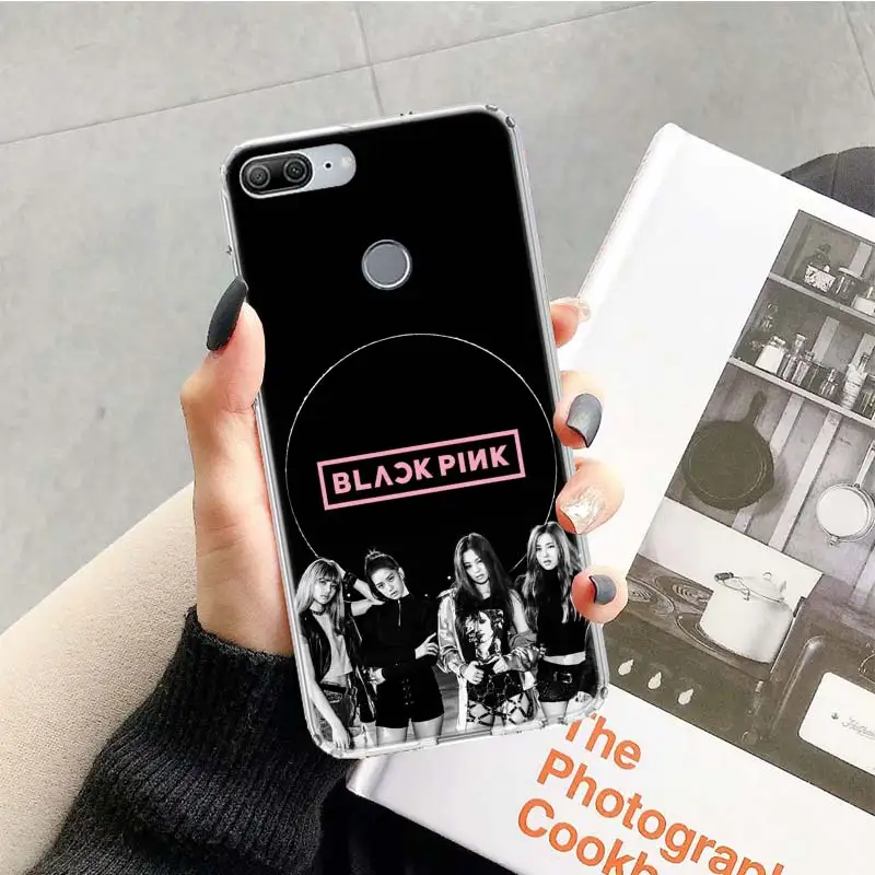 BlackPink черный, розовый Kpop чехол для huawei Honor 9 10 20 Lite рro 9X 8X 8A 8C фотоаппаратов моментальной печати 7S 7A 7C Y5 Y6 Y7 Y9 мягкий чехол для мобильного телефона чехол Coque