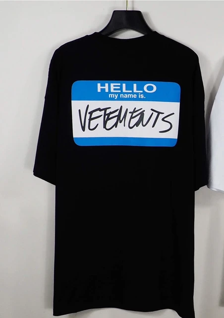 quality Vetements Signed Graffiti Logo 