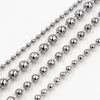 5 Meters/Lot 1.5/2.0/2.4/3.0mm Beaded Ball Stainless Steel Bulk Ball Bead Chains For DIY Necklaces Jewelry Making Accessories ► Photo 2/6