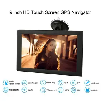 

9 Inch Car Capacitive Screen Gps Navigator 8G 256M MP3/MP4 Players Driving Voice Navigator
