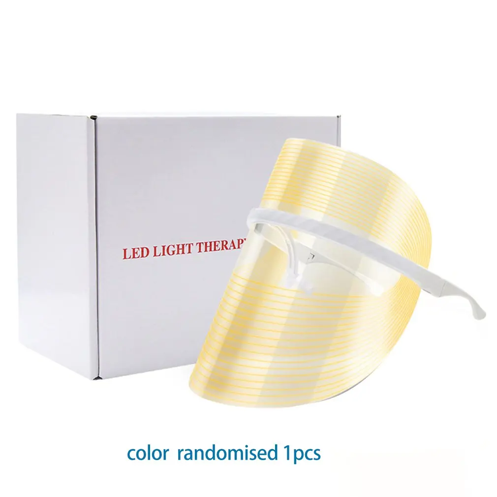 

3-Color Led Phototherapy Mask Anti-Acne And Anti-Wrinkle Spa Facial Care Instrument Beauty Instrument Facial Skin Care Tool