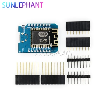 

D1 Mini ESP8266 ESP-12 ESP-12F CH340G CH340 V2 USB WeMos WIFI Development Board D1 Mini NodeMCU Lua IOT Board 3.3V With Pins