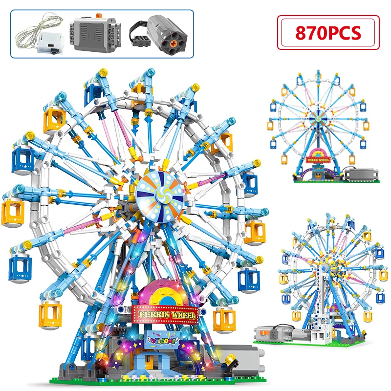 Конструктор колесо обозрения для детей с светильник кой | Игрушки и хобби