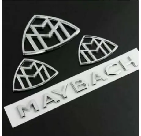 4 шт. для Maybach Fender Боковая наклейка на багажник значок AMG для Mercedes Benz S Class - Цвет: 4PCS
