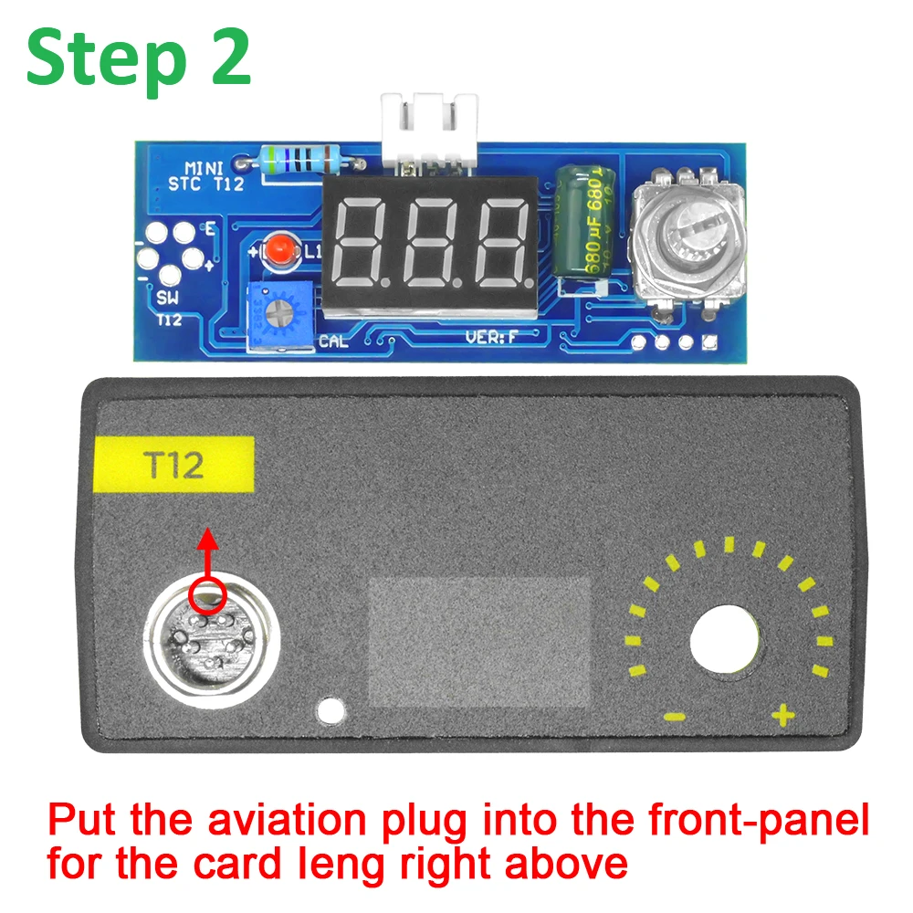 electronics soldering kit Electric Unit Digital Soldering Iron Station Temperature Controller Kits for HAKKO T12 Handle DIY kits w/ LED vibration switch hot stapler plastic welder