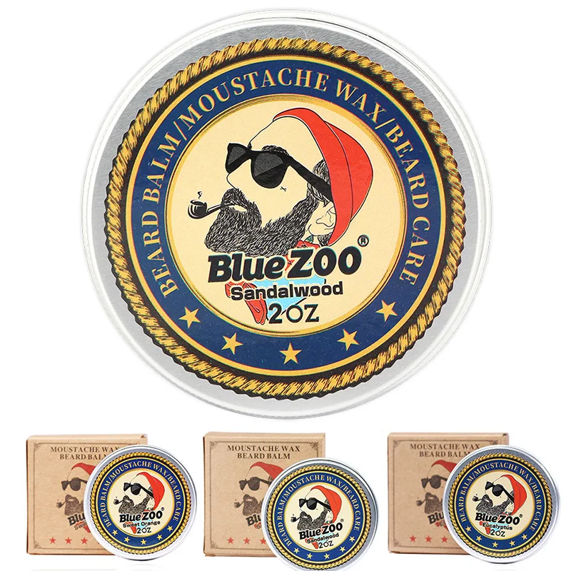 Натуральный бальзам для бороды профессиональный кондиционер органический воск