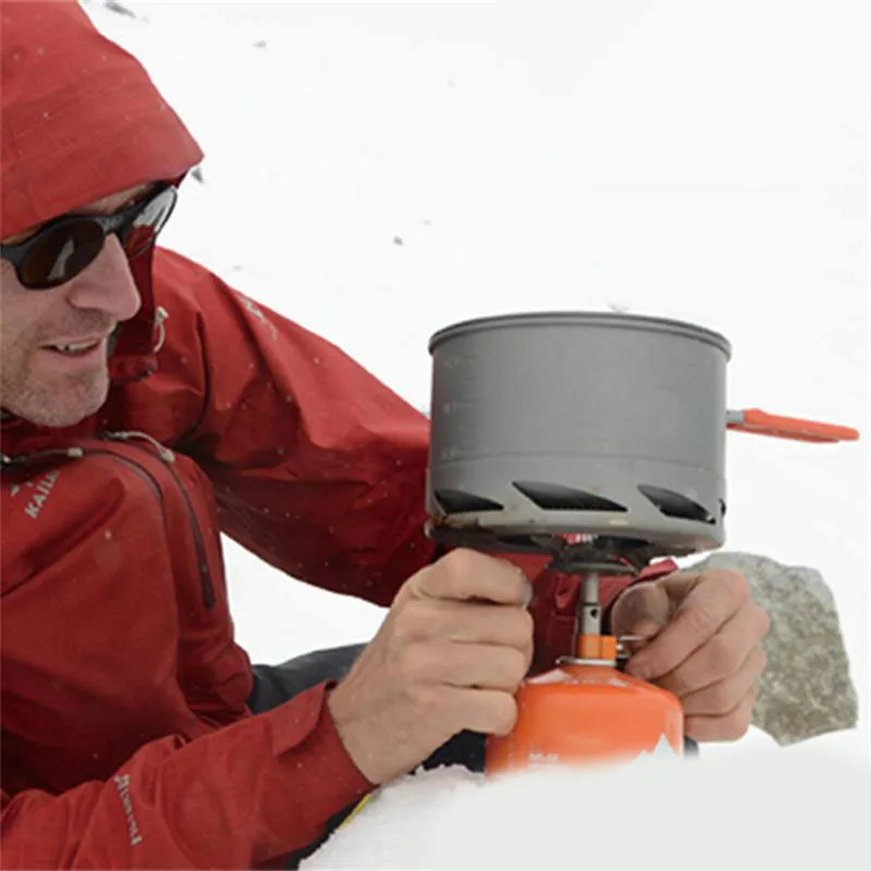 

1.5L Portable Outdoor Cookware Camping Hiking Picnic Cooking Bowl Pan Pot Kettle