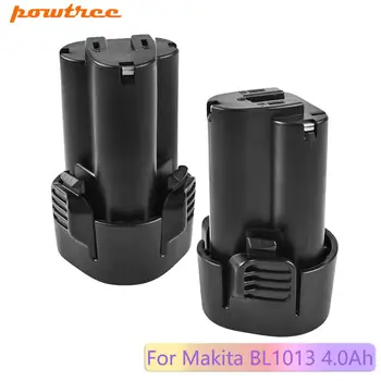 

Powtree 4000mAh For Makita 10.8V battery BL1013 Rechargeable li-ion Battery BL1014 TD090D TD090DW DF030D LCT203W 194551-4 bl1015