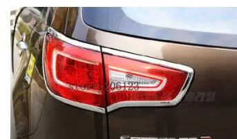 Бесплатная доставка 2011 2014для KIA Sportager ABS Хром После фары крышка лампы 4 шт|pcs| |