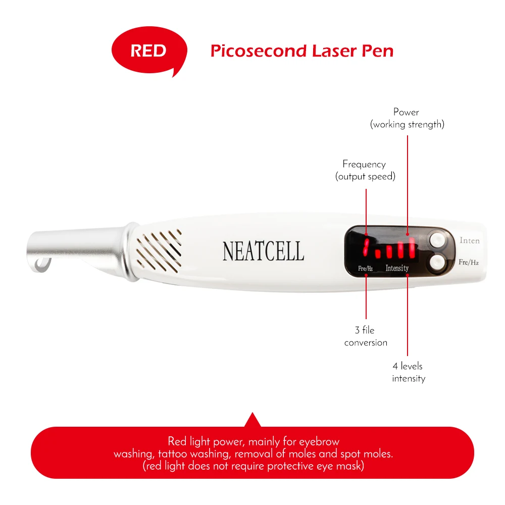 Cena Deciniee profesjonalna laserowa Picosecond Pen Tattoo usuwanie piegów Mole Spot brwi Pigment Remover trądzik leczenie maszyna niebieski