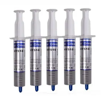 

30g Graphics Card Radiating Thermal Silicone Grease Cooler HY510-TU20Q Cooling Grey CPU Syringe Shape GPU HY-510 Paste For V0J7