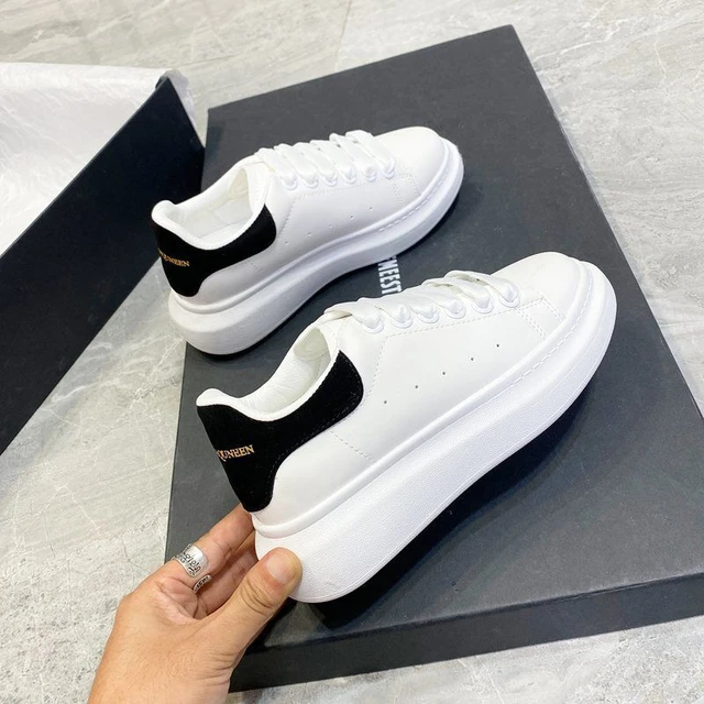 Men Causal Shoes Pring Brand Spring Designer Wedges White Sneakers Platform  Tenis Feminino Trainers Mcqueens Male Walking _ - AliExpress Mobile