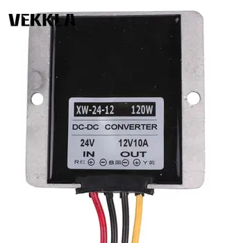 

WaterProof DC 24V to 12V 10A 120W DC/DC Step-Down Power Converter Regulator waterproof anti-shock protection.