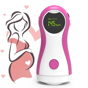 

BOXYM Prenatal Fetal Doppler Fetal Heart Rate Monitor Portable de Fetal Baby With Free Earphone For Pregnant Women