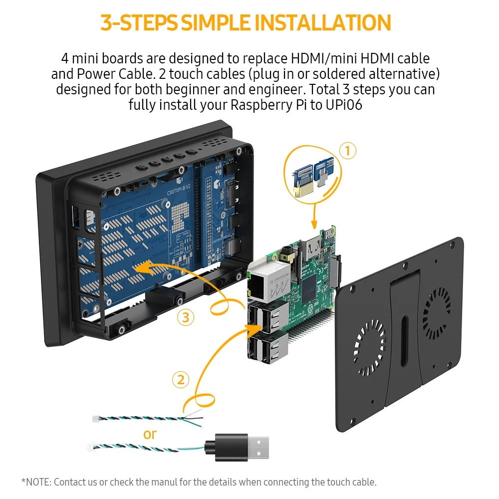 Uperfect Upi06 Rasberry Pi 7 Inch 