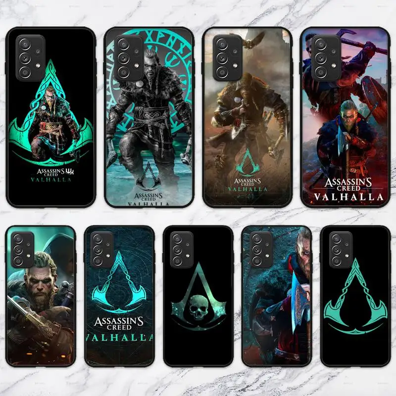 Популярный чехол для телефона с игрой A-Assassin Creed Valhallas Samsung Galaxy S10 S20 S21 Note10 20Plus Ultra Shell
