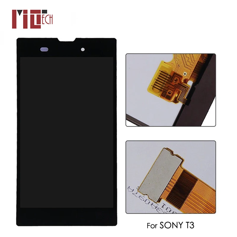 ЖК-дисплей для SONY Xperia T3 M50W D5103 ЖК-сенсорный экран дигитайзер полная сборка Замена с рамкой