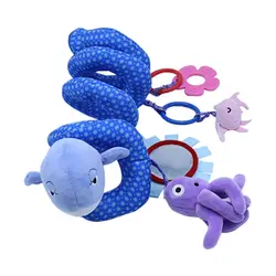 Детская игрушка для новорожденных, подвесное кольцо в виде животного, погремушка для кроватки, подвесная детская коляска, подвесные