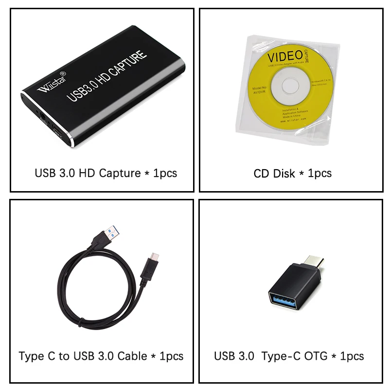 Captura de Vídeo Hdmi para Usb Placa de Captura de Vídeo para tv Stream para Windows Linux os x Tipo-c hd Placa de para tv pc Ps4 Game Live Usb 3.0 1080 p 2 Cheap Cartões de DVR