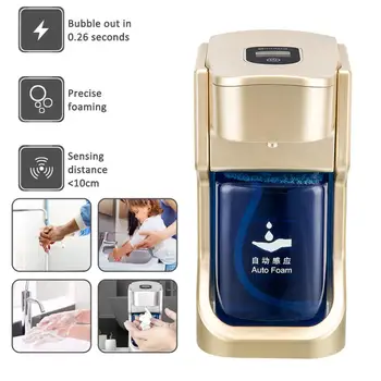 

Automatic Soap Dispenser Wall Mounted 450ML Automatic Liquid Soap Dispenser Smart Sensor Touchless Sensor for Indoor Bathroom