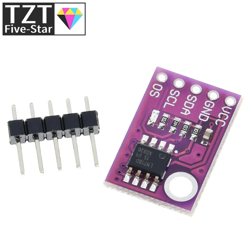 TZT 1/3PCS LM75 LM75A Temperatursensormodul für Arduino – Detail 6