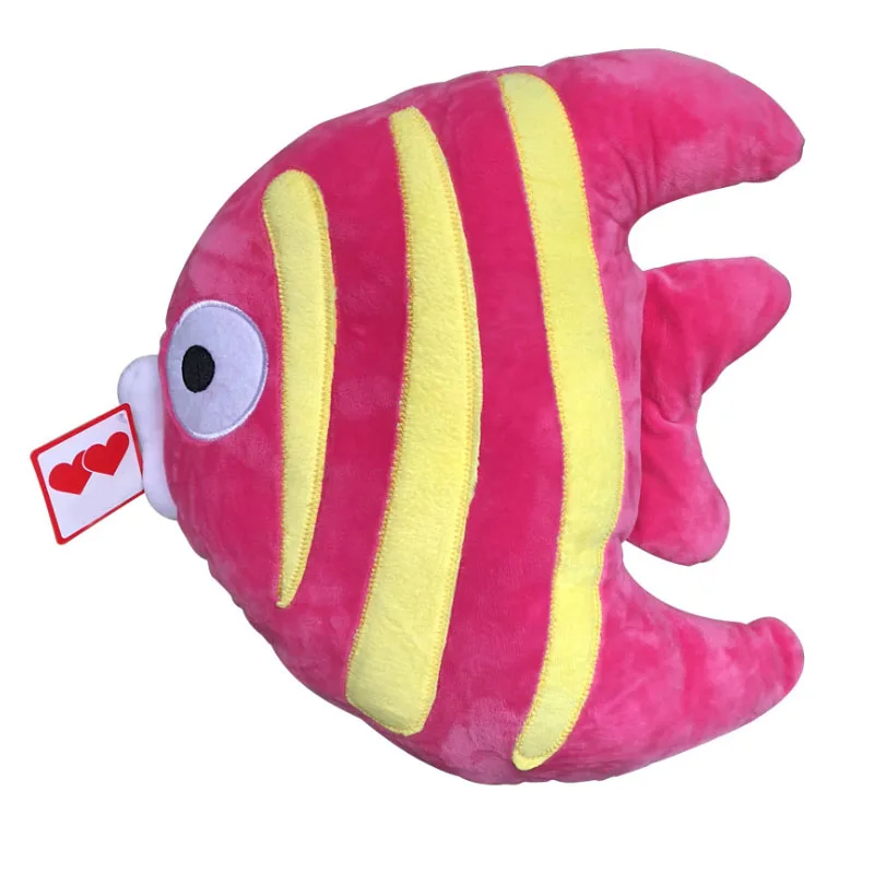 1 шт. 39 см Kawaii Fish Пушистый Плюшевый игрушки мягкие куклы мягкая подушка мягкие животные детские игрушки, куклы игрушки - Цвет: Зеленый