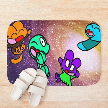 

Frise in space Bath Mat Carpet Anime Home Soft Fur Rugs Baby Children Mats Bedroom Living Room Floor Door Mat