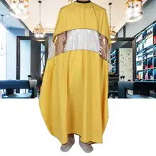Водонепроницаемый парикмахерский дышащий фартук для стрижки волос парикмахерский салон мантия накидка желтый парикмахерские инструменты