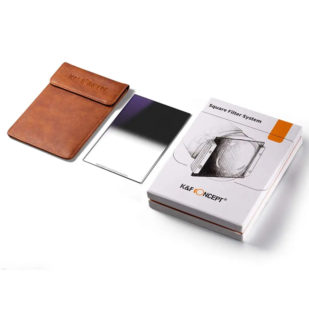 K&F Concept Hard Grad ND8 100mm x 150mm GND8 MC Filter Multi-Coated Optical Glass ND 8 0.9 Graduated Neutral Density