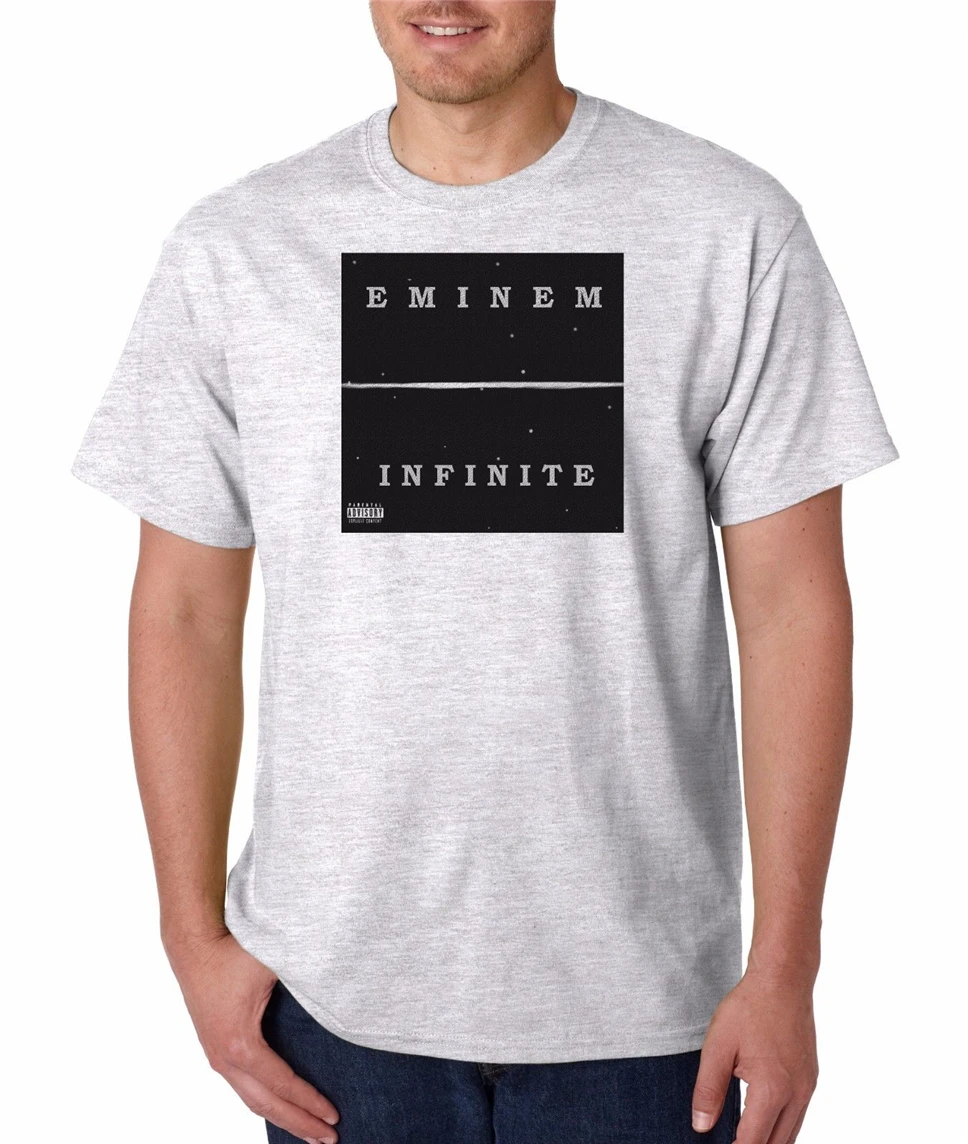 Футболка Eminem Infinite Классическая футболка в стиле хип-хоп облегающая тенистая с