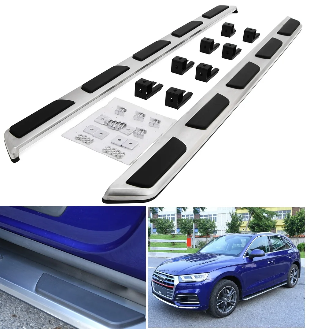 Fits for Audi Q5 2018 2019 2020 2021 Side Step Pedal Running Board Nerf Bar