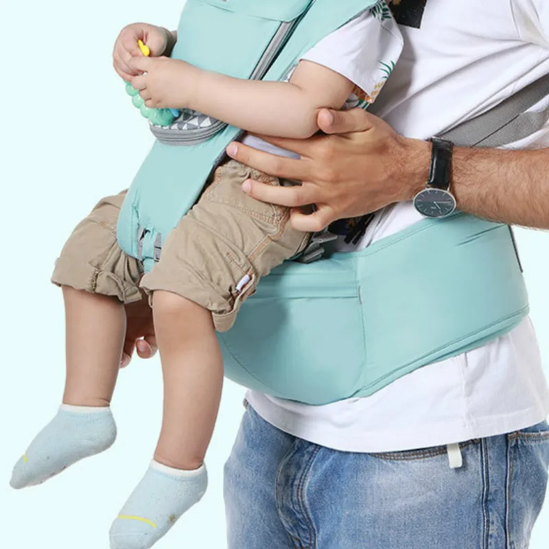 Multi-functional baby carrier summer breathable mesh front and rear dual-use baby hugs hold baby waist stool hold baby artifact