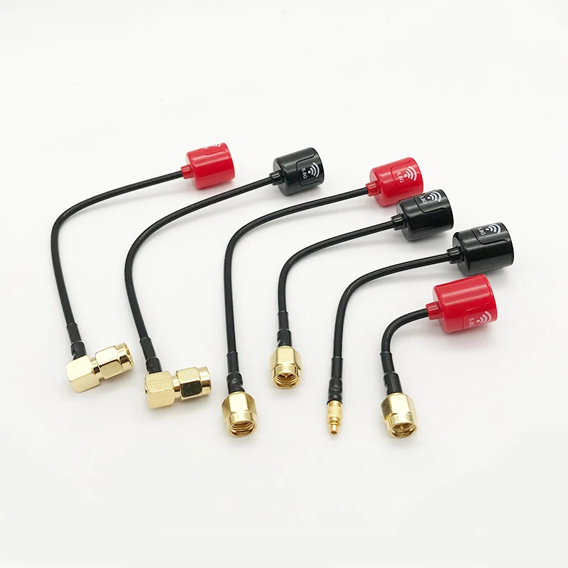 Hcf23351618f74c5884ec284a457c2b77D New Lollipop 4 Smaller and lighter 5.8G 2.5dBi Gain RHCP Antenna SMA RP-SMA MMCX UFL Connector For RC FPV Racing Drone Model