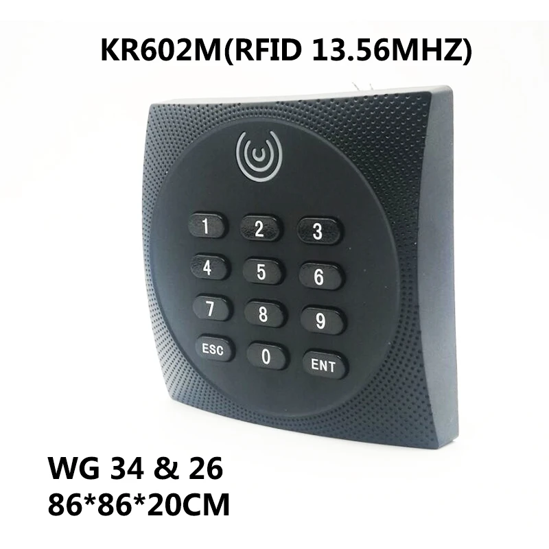 KR602E KR602M Keypad Wiegand Access Control System Slave Card Reader - Цвет: KR602M