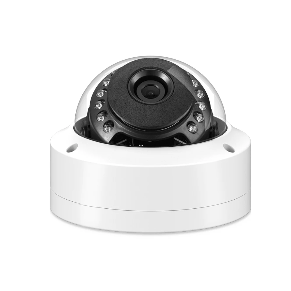 Hikvision совместимая 4K 8MP и 5MP IP камера антивандальная H.265 48V POE купольная камера P2P Обнаружение движения металлическая наружная ONVIF