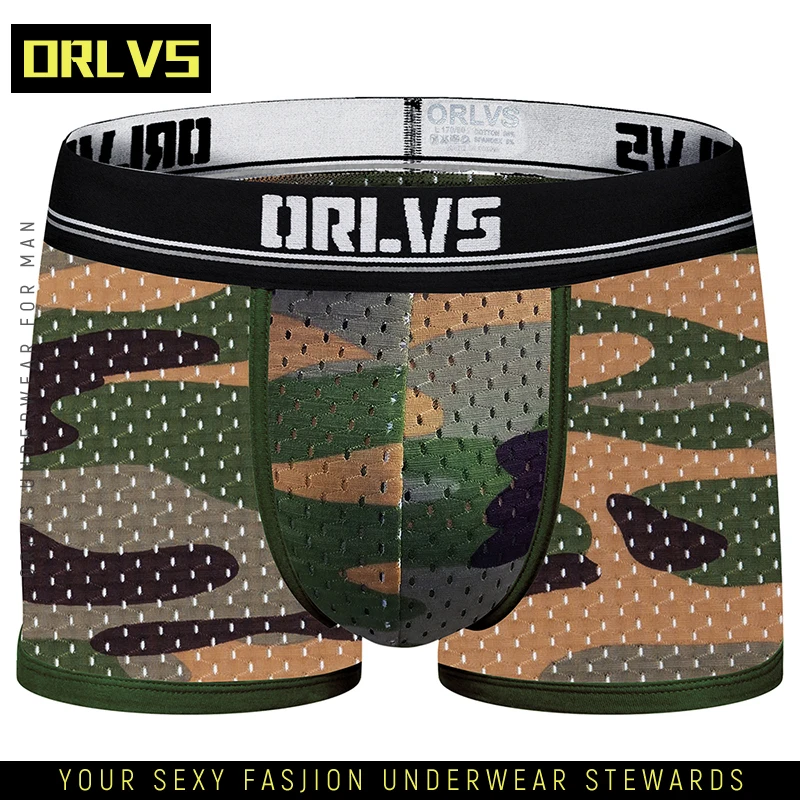 

ORLVS Mens Underwear Male Boxershorts Men Boxers Sexy Boxer Shorts Man Panties OR191