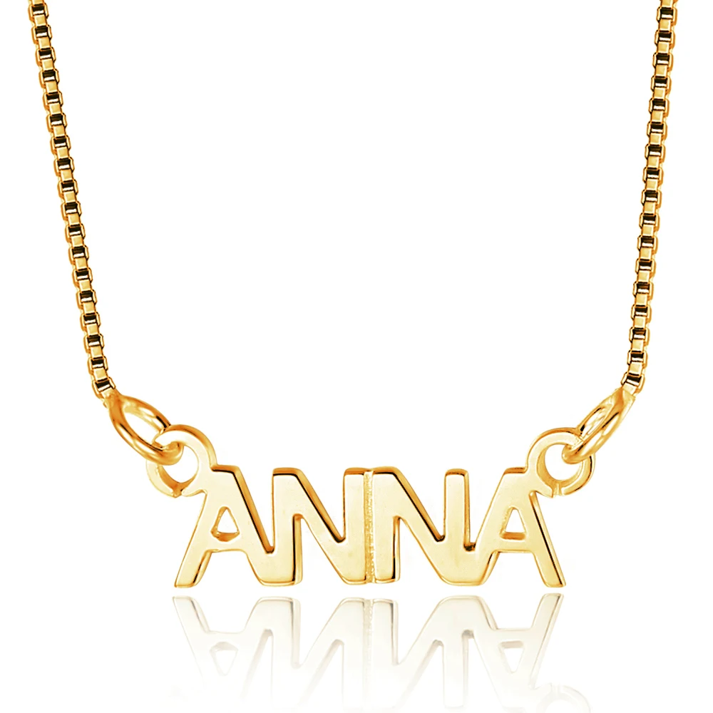 

Custom Name Engraved Necklace 3 Colors Available Personalized Name Necklace Gifts For Women