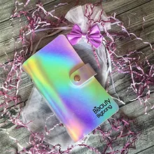 BEAUTYBIGBANG 18 スロット爪甲ホルダー 6*12 センチメートルカラフルな長方形ネイルアートプレートオーガナイザーレーザースタンププレートホルダーケースバッグ(China)
